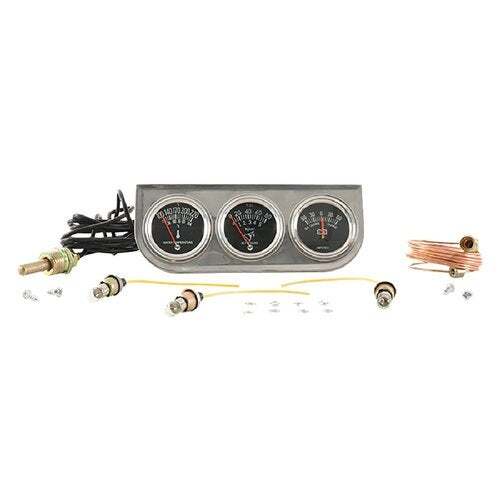 Gauge Set with Bezel fits Gauges Amp Meter Oil Pressure Gauge Temperature Gauge