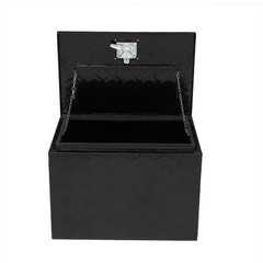 24 “Aluminum Five Pattern Toolbox Single Lock Black