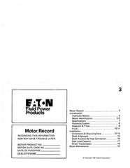 8-114 HYDRAULIC MOTOR Operator Manual Fits Eaton Char-Lyn H Series Motors 8-114