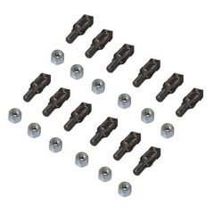 MechMaxx ( 1 Pack / 12 Pcs ) Teeth and Nut for PTO SG24 Stump Grinder