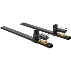 VEVOR Clamp on Pallet Forks 4000lbs Tractor Forks 60″ Heavy Duty Bucket Forks