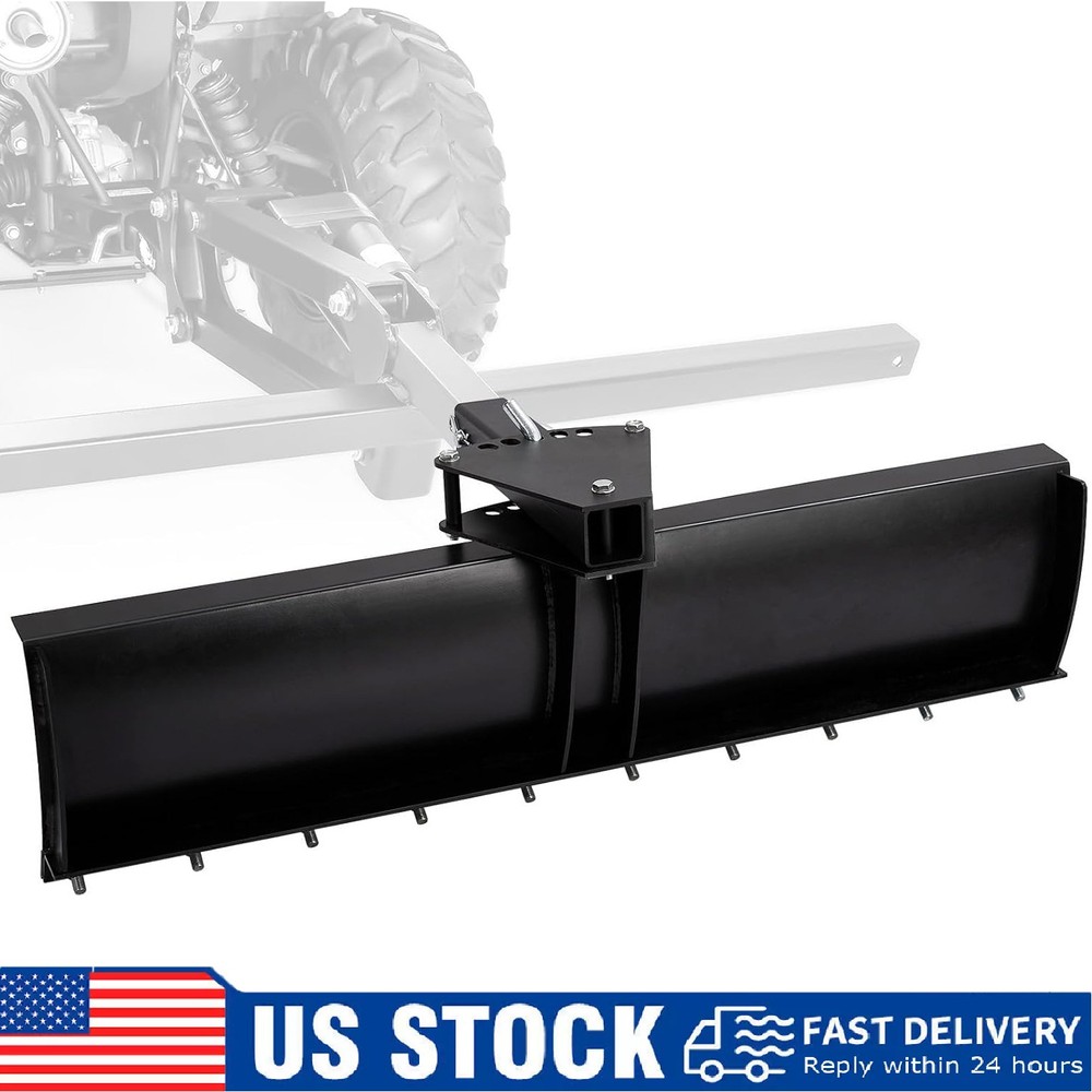 3-Point Rear Grading Scrape Blade Implement Fit 2″ Receiver for ATV UTV Tractors