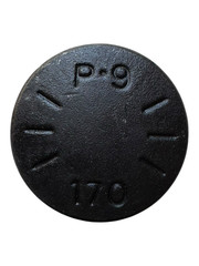3″ x 3/4″ Diameter Heavy Duty Steel Plow Bolts & Nuts – P-9 170 – 12 Count