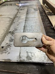 RWM Weld-On Steel Banjo Eye Plate 3/8″ Thick For 4 Piece Kit