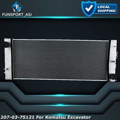 207-03-75121 Aluminum Radiator Fits Komatsu PC300-8 PC350-8 PC400-7 PC450-7