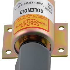 Fuel Shut Off Solenoid for Combine,Tractor,Backhoe Excavator 2001-12E2U1B1S1A