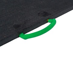 48″x48″x1″ Thick Outrigger Pad w/Chamfered Edge and Handle for RV, Tow Truck
