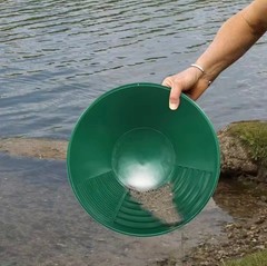 15″ PANNING GOLD PAN – GREEN, Fast Delivery