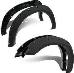 Fender Flares Compatible with 2009-2023 Dodge Ram 1500 Classic Pocket Rivet Styl