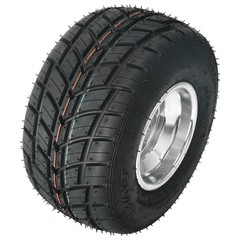 2PCS 10×4.50-5 Go Kart Tires Rims 5″ Tubeless 3 Lug 50mm Bolt Pattern