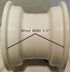 6×4.5 RIM WHEEL some Hay Tedder fluffer Rake implement uses 15×6.00-6 tire size