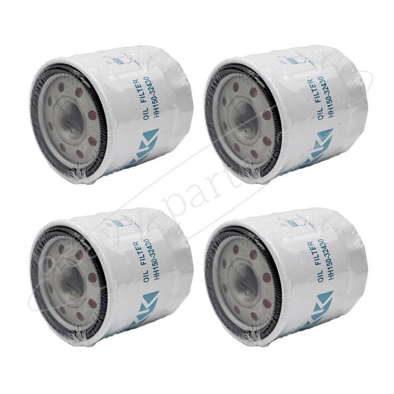 For Kubota HH1J0-32430 Oil Filter (Replaces HH150-32430) – 4 PACK