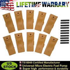 10Pack X156L Long Bucket Teeth + 156PN Long Pins Kit for Hensley Style X156