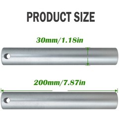 1 Pair of New Mini Excavator Bucket Pins 30mm X 200mm Long (2 Pins)