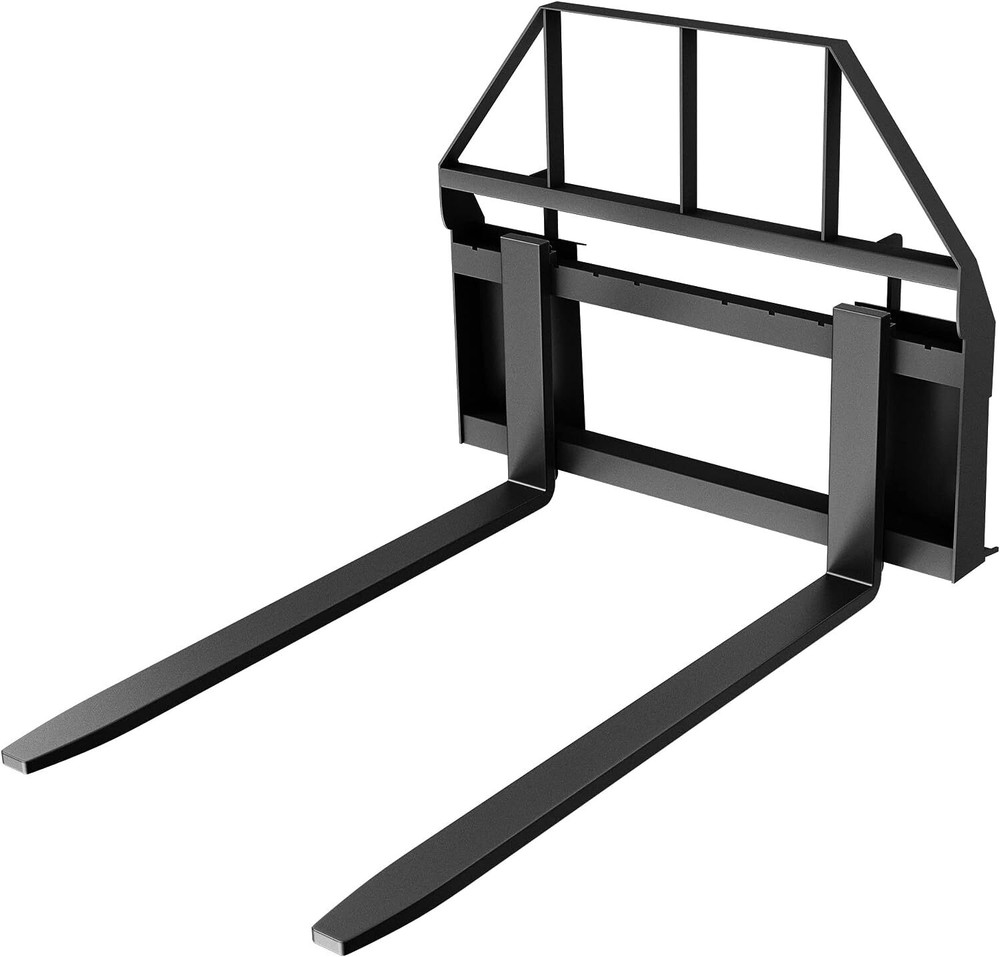 46″ Pallet Fork Frame W/48″ Blades Quick Attach Pallet Fork for Tractors 4000LBS
