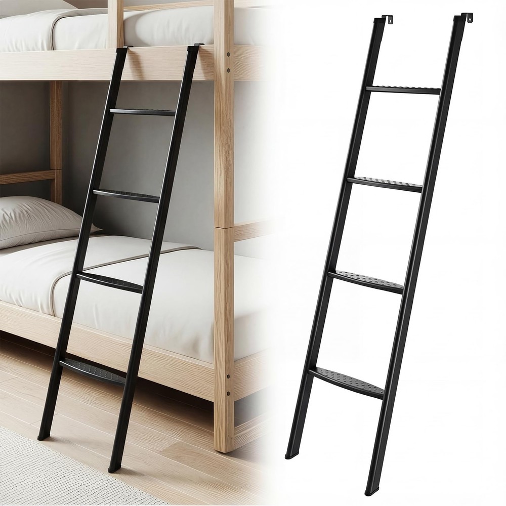 RV Bunk Bed Ladder, 55 Inch Anti-Slip Bunk Ladder, Heavy Duty 330 lbs Max Cap…