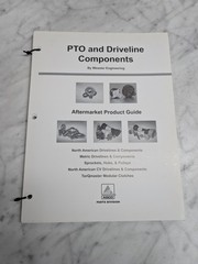 AGCO PTO DRIVELINE COMPONENTS AFTERMARKET PRODUCT GUIDE WEASLER ENGINEERING