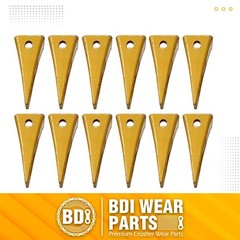 1U3202 Bucket Teeth with Pins 8E6208 Retainers 8E6209 for J200 Series – 12 Set