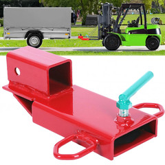 2″ Clamp On Forklift Hitch Receiver Pallet Fork Trailer Towing Adapter