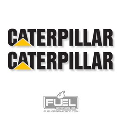 Construction Equipment Premium Vinyl Decal 24″ wide 2-Pack – Equipment Graphics