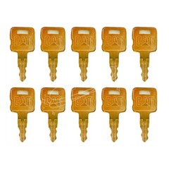 10 Key Heavy Equipment Ignition Loader Dozer Key For Caterpillar 5P8500 CAT