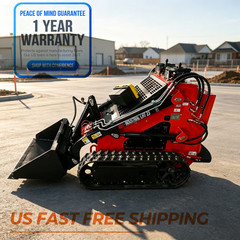 0.98 Ton LRT23 Compact Track Loader 23HP Rato Gas Motor, Quick Attach Hydraulic
