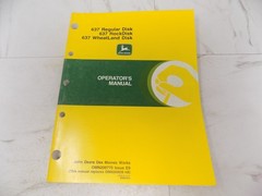 John Deere 637 Disk Operator’s Manual OMN200770 Issue E9 English
