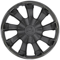 4 Pack 17 inch Matte Black Hubcaps Wheel Covers Replacement