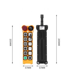 For F24-12S/D Crane Remote Control Case Keyed Transmitter Handle Housing