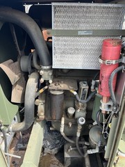 WHITE Military Hercules with d198er Running Engine Generator Removed