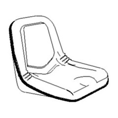 Seat Fits Kubota BX1830 BX2230 BX23 MX5000 M4800 M4900 BX23