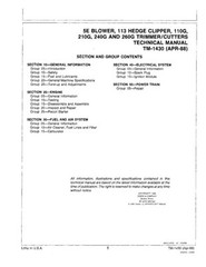 John Deere 2BV, 5E, 2LS, 110G,210G,240G,260G, Trimmer 113 Clipper Service Manual