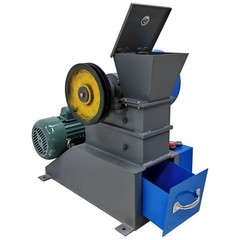 Electric Jaw Crusher Rock Crush Machine 220V Coal Stone Shatter Grinder