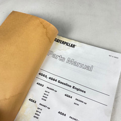 Caterpillar 4G63, 4G64 Gasoline Engines Parts Manual (Part Number: 98715-40020)