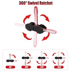 Brake Caliper Compression Tool – 360° Ratchet Piston Press, One-Handed Caliper S