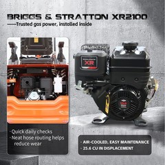 Mini Excavator 2000lb 13.5HP Briggs & Stratton Engine Micro Crawler Digger