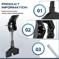 Minn Kota Tilt Lever, Pin, T-Bar, and Spring Replacement Parts Set