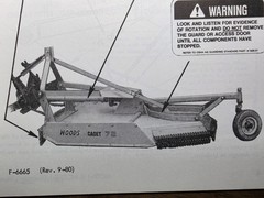 Woods MC72 I-1 MC72-1 Cadet C72 Rotary Cutter Mower Owner Operator’s Manual 7/89