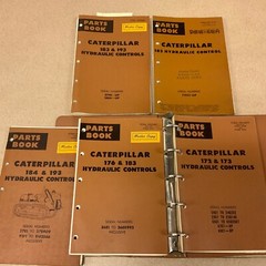 CAT Caterpillar 172 173 176 183 184 193 PARTS BOOK LIST MANUAL HYDRAULIC CONTROL