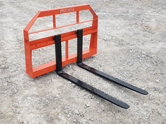42″ 2200 Pound Pallet Forks Fits Kubota Kioti Tractor Quick Attach $199 Shipping