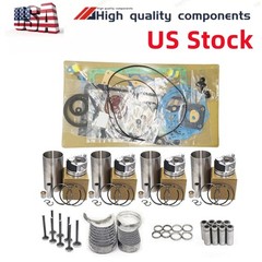 For Kubota Engine Overhaul Rebuild Kit V1505 V1505E V1505T 4-cycle Diesel Bobcat