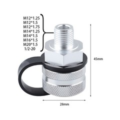 Quick Twist Oil Drain Valve with Pipe M12 M14 M16 M20 1/2-20 No Mess