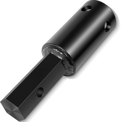 HEAVY DUTY AUGER ADAPTER 2″ HEX TO 2-9/16″ ROUND