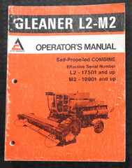 GENUINE ALLIS CHALMERS GLEANER “L2 M2” COMBINE OPERATORS MANUAL NICE SHAPE