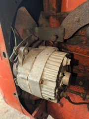 Allis Chalmers B C RC Tractor 12V Alternator And Brackets Complete