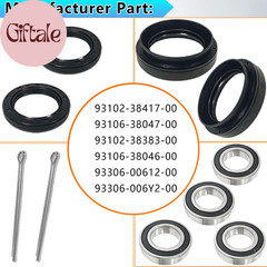Front Wheel Bearing Seals Kit for Yamaha Wolverine Big Bear 350 450 Grizzly 350