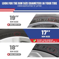 17” Nissan Rogue Hubcaps 2014-2020, 4 Packs, ABS+PC, Matte Black | Nissan