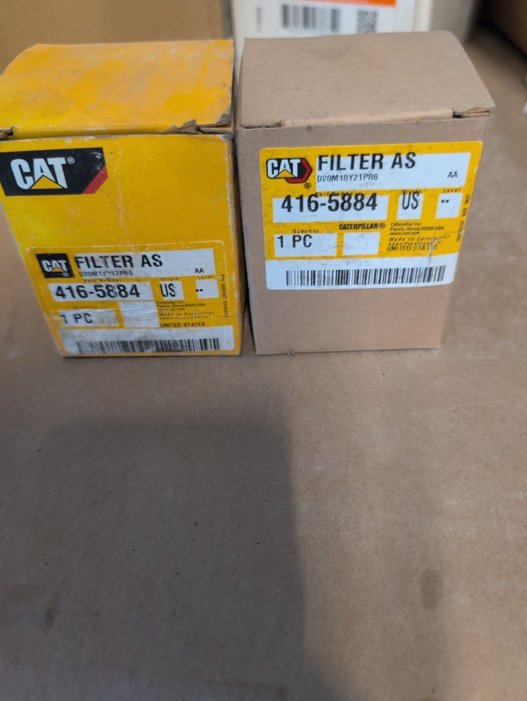 Two! CAT 416-5884: Ultra High Efficiency Fuel Filters
