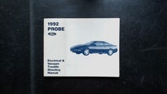 Ford Probe Electrical Vacuum Troubleshooting Manual FPS 12104-92 1992 Wiring