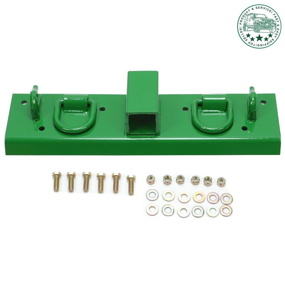 Bolt on Grab Hooks & D Rings & 2″ Receiver For John Deere 1025R Compact Tractor